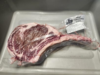 Tomahawk Special cut $26 / lb.